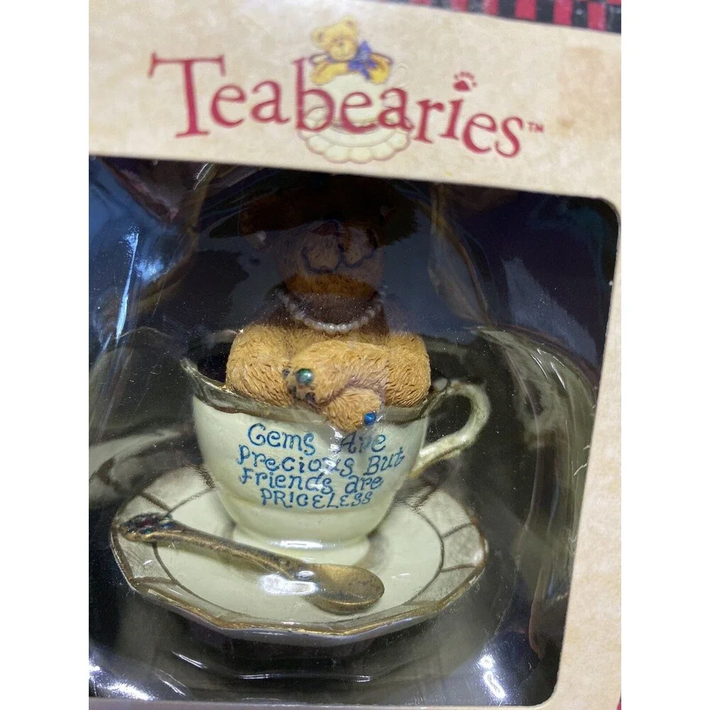 TEABEARIES Gem & Merci BOYDS Bears #24324 Teabearies & #24306 In Boxes